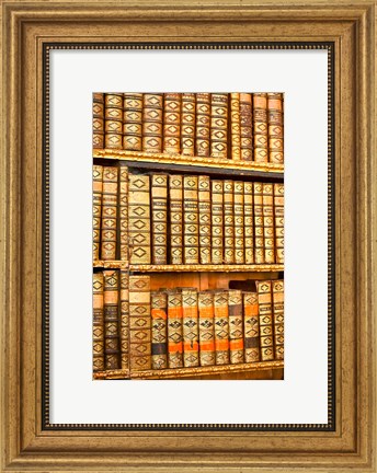 Framed Austria, Melk Abbey library Print