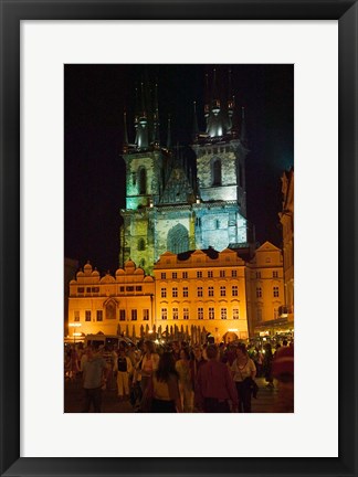 Framed Old Town, Czech Republic Print