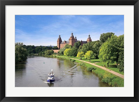 Framed Schloss Johannesburg, Aschaffenburg, Germany Print