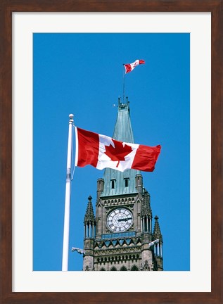 Framed Parliament Hill buildings Print