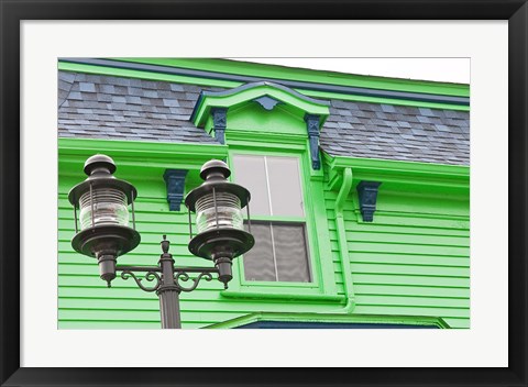 Framed Canada Lunenburg Architechture Print