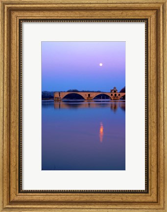 Framed St Benezet Bridge, Avignon Print
