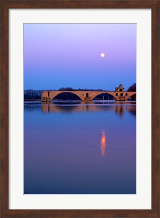 Framed St Benezet Bridge, Avignon Print