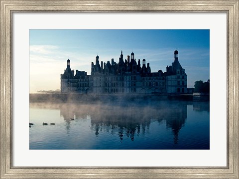 Framed Chateau Chambord at Dawn Print