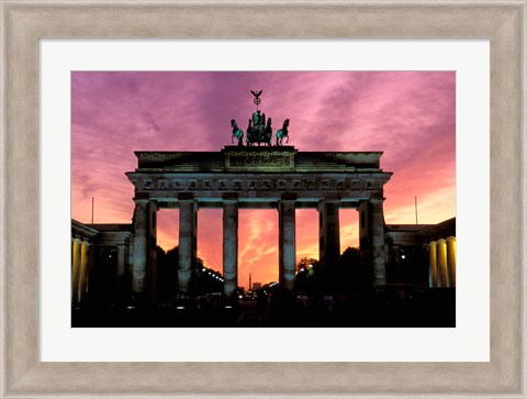 Framed Berlin Brandenburg Gate, Germany Print