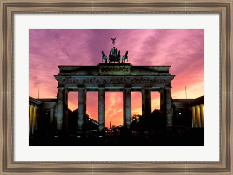 Framed Berlin Brandenburg Gate, Germany Print