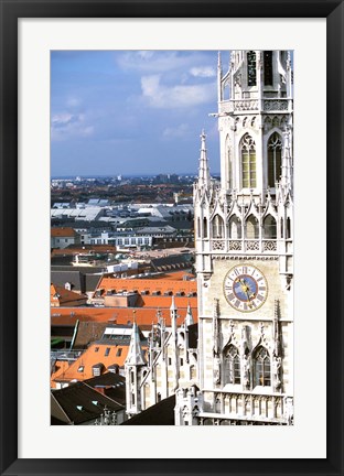 Framed Glockenspiel from Saint Peter&#39;s Church Print