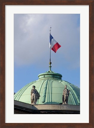 Framed Legion of Honor Dome, Paris, France Print