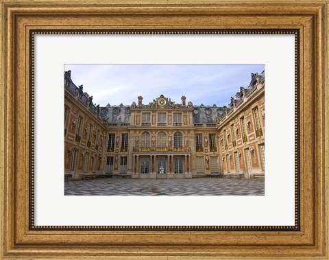 Framed Marble Courtyard, Versailles, France Print
