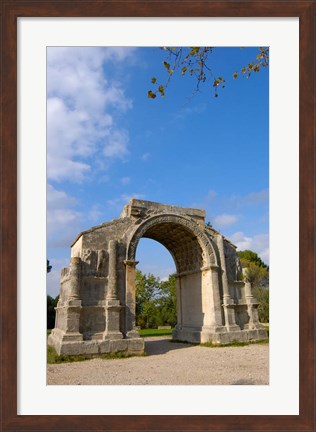 Framed Triumphal Arch, St Remy de Provence, France Print