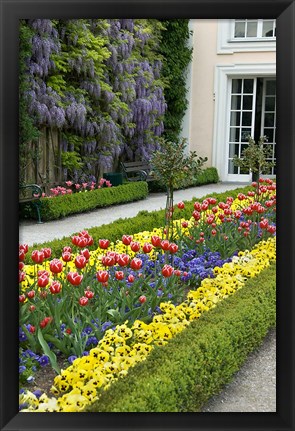 Framed Mirabell Garden Print