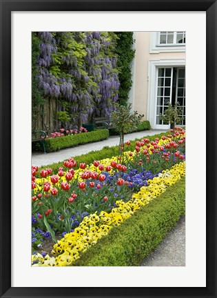 Framed Mirabell Garden Print