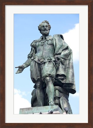 Framed Rubens Statue Print