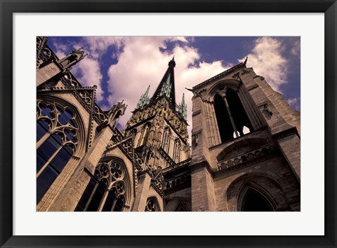 Framed Eglise St Ouen, Normandy, France Print