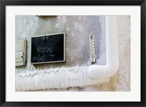 Framed Stainless Steel Fermentation Tank and Wine Print