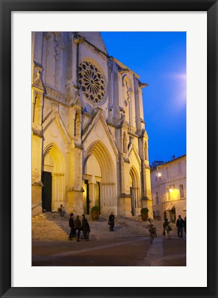 Framed Ste Anne Cathedral, Montpellier Print