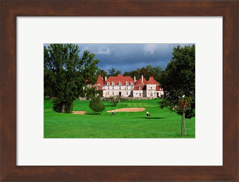 Framed Chateau des Vigiers, Bergerac, France Print