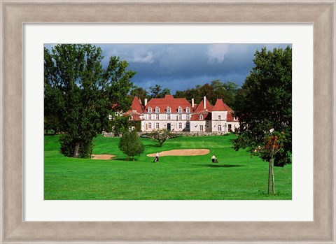 Framed Chateau des Vigiers, Bergerac, France Print