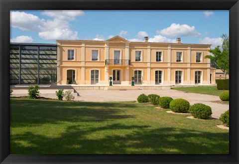 Framed Chateau Haut Bertinerie, Cotes de Bourg Print