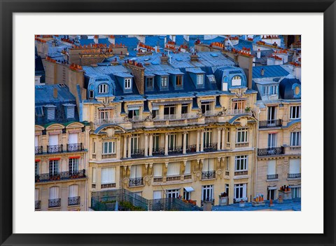 Framed Louvre Museum at Twilight, Paris, France Print