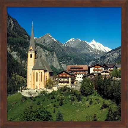 Framed Austria, Hohe Tauern Alps Print