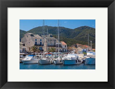 Framed Macinaggio Harbor Print