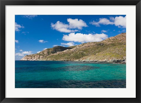 Framed Coastal Landscape of Centuri Print