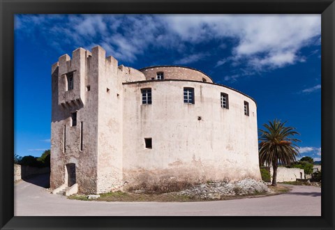 Framed Citadel, St-Florent, France Print