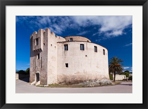 Framed Citadel, St-Florent, France Print