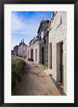 Framed Cimetiere Marin Cemetery Print