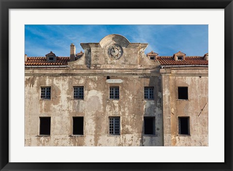 Framed Military Barracks in France Print