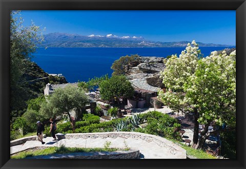 Framed Le Cap Corse, Tour de Nonza Print