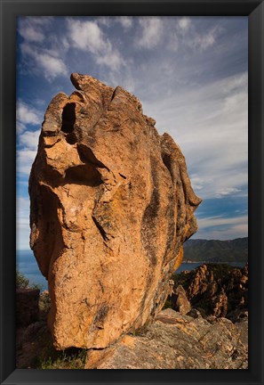 Framed Red Rock Landscape of the Calanche Print