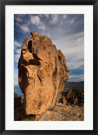 Framed Red Rock Landscape of the Calanche Print