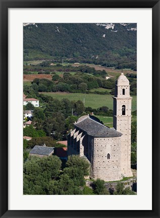 Framed Patrimonio, St-Martin church Print