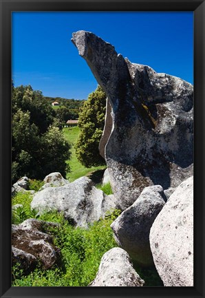 Framed Filitosa Archeological Site Print