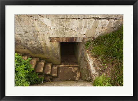 Framed German Bunker, St-Pierre du Mont Print