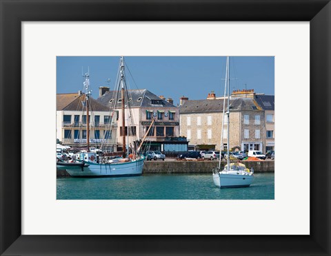 Framed Saint Vaast La Hougue, Normandy, France Print