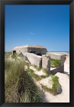 Framed Ruins of German Bunkers Print