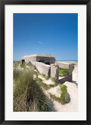 Framed Ruins of German Bunkers Print