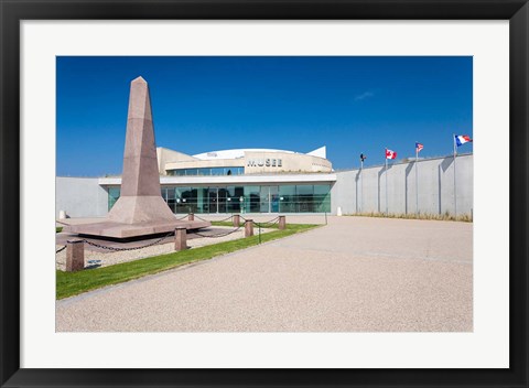 Framed WWII D-Day Invasion Utah Beach Print