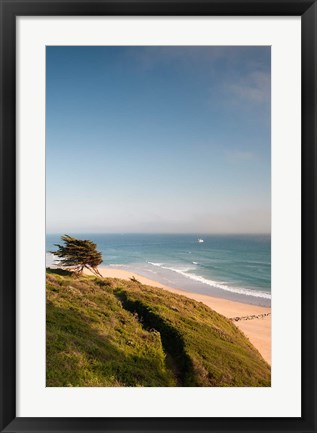 Framed Cap de Carteret Beach Print