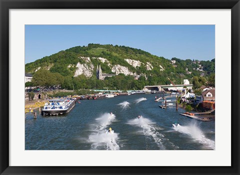 Framed Hydroplane Tace, Seine River Print