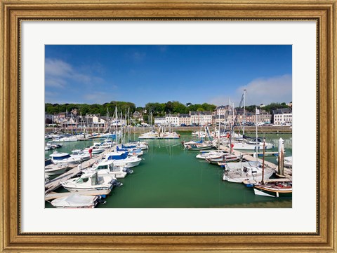 Framed St-Valery en Caux Print