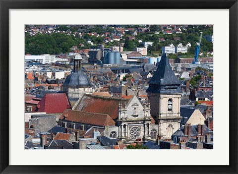 Framed Eglise St-Remy Church in Normandy Print