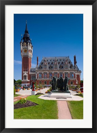 Framed Burghers of Calais by Rodin Print