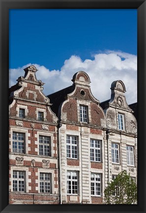 Framed Grand Place buildings, Arras, Pas de Calais, France Print