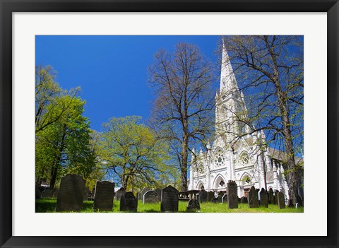 Framed Saint Mary&#39;s Cathedral Basilica Print