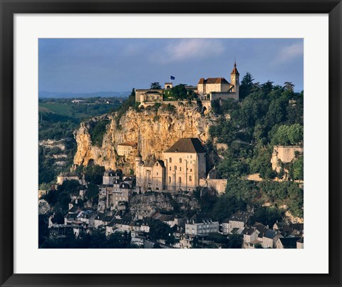 Framed Alzou River sunrise Print