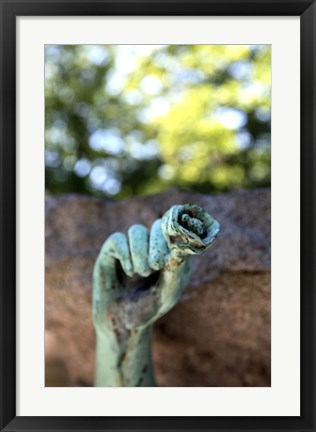 Framed Tomb Sculpture, Georges Rodenbach Print